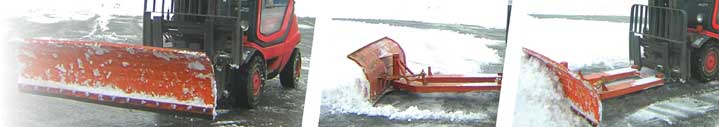 Chasse neige pour chariot élévateur
