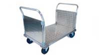 Chariots en aluminium 2 dossiers pleins