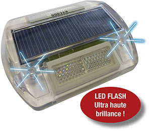 Kit de balisage avec plots solaires à LED