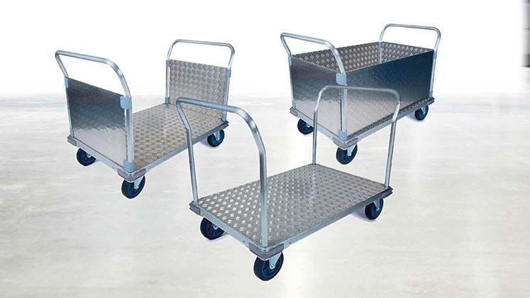 Chariot modulable en aluminium