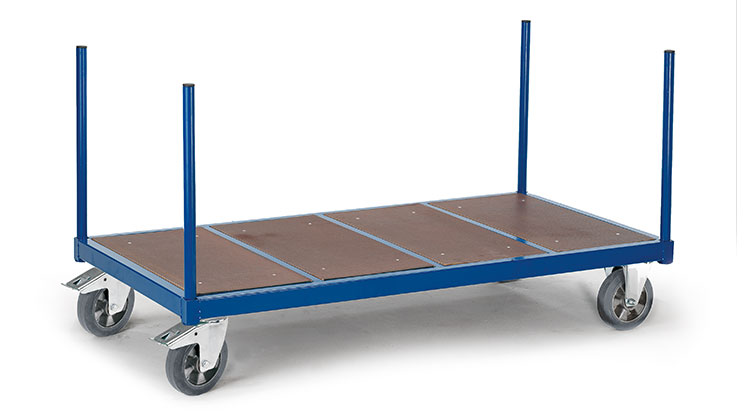 Chariot plateforme charges lourdes