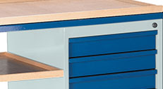 Chariots d'atelier modulaires