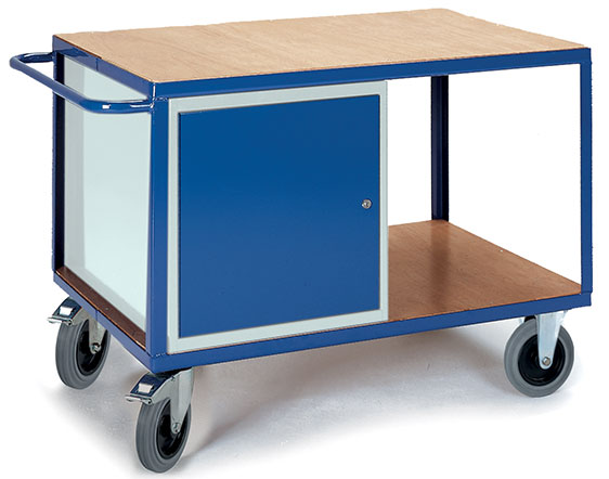 Chariot établi avec 1 caisson métallique vérrouillable