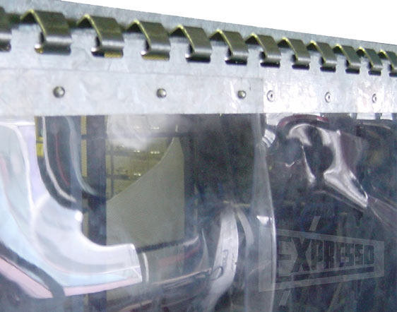 Porte souple à lanières transparentes - Modèle PTLT1 - Système à crochets, lanières décrochables