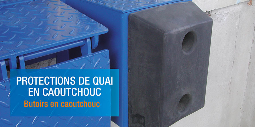 Butoirs de quai en caoutchouc