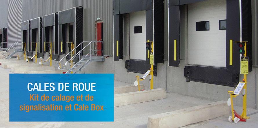 Kit de calage et de signalisation - Cales de roues sur stations d'accueil Cale Box