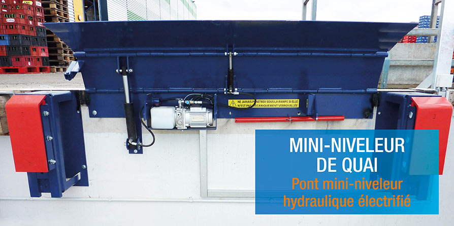 Pont mini-niveleur hydraulique électrifié PSE/POAC